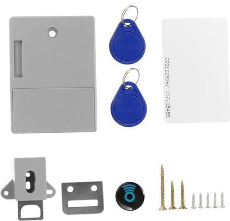 Verstecktes Rfid Schrankschloss T3 aus Abs ohne Bohren