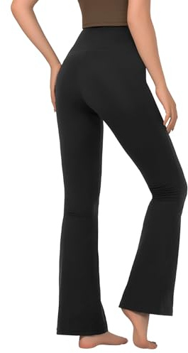 Getervb Legging évasé Femme Taille Haute Pantalon de Yoga Booucut Pantalon Décontracté pour Sport Fitness Yoga