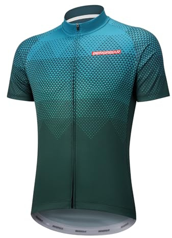BERGRISAR Radtrikot Herren Kurzarm Rennrad Fahrrad Trikots