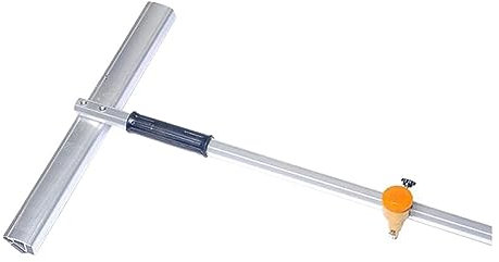 60cm/90cm T-ype Glass Push Cutter Rodillo Cortador de vidrio Espátula de corte de azulejos gruesos Rodillo de arrastre Cuchillo for espejo de azulejo de vidrio Para entusiastas del bricolaje(60cm)