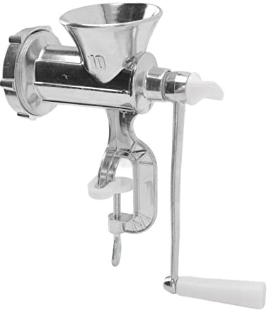 Manovella Manuale per Tritacarne Resistente, Riempitrice Multifunzionale per Salsicce di Carne, Lega di Alluminio per Uso Domestico, Simula il Processo di Macinazione Manuale,