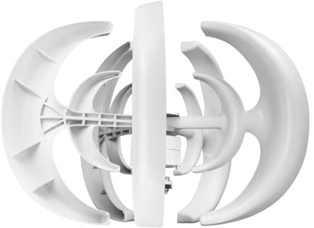 OUHFCASN 12V Wind Power Generator 1200W Wind Generator With Controller 5 Blades Minitype Lantern Wind Turbine Generator Kit Low Starting Speed for Home