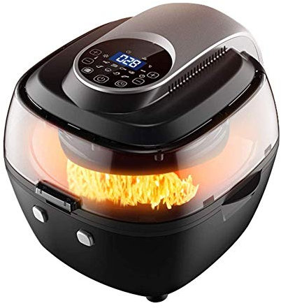 QWAXTRIW Freidora De Aire, Freidora De Aire Eléctrica De 5 L con Tecnología De Eliminación De Grasa Y Tamaño Extra Grande para Toda La Familia, Control De Temperatura Y Temporizador De Cocción De