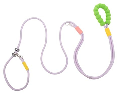 CAPASTEC Laisse pour Chien sans Les Mains, Laisse Ajustable Multifonction À La Taille en Bandoulière, Laisse Course 3,5M 11,5Ft, Poignée Mousse Chien Petite, Moyenne Grande Taille, Violet