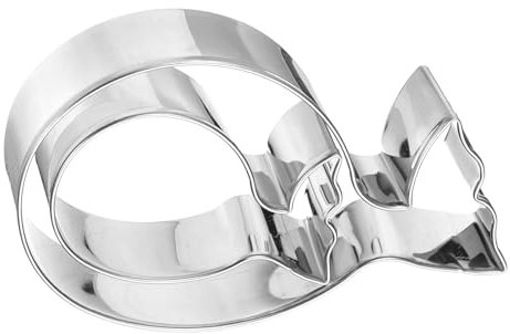 sourcing map Dolphin Cookie Cutter Set Assorted Sizes Stainless Steel Polish Rose Flower Petal Cookie Cutters Molding for Pastry Fondant Cake Cookie