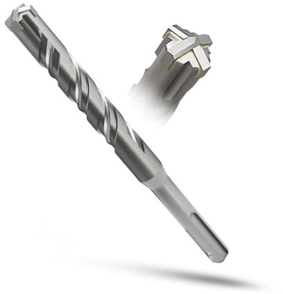 METOTY SDS Plus Bohrer 16mm×160mm，Steinbohrer,Hammerbohrer,Betonbohrer,Für Stein,Beton,Naturstein,Ziegelmauer