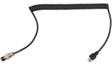divuukyi Replacement Wire 8Pin To RJ45 Cable For FT-847 FT840 FT-1000 FT-2000 FT920 Radio Microphone WalkieTalkie