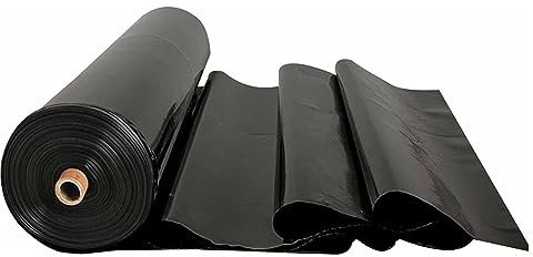Revestimiento de Caucho para estanques, Lona Negra para estanques koi, paisajismo de Jardines, Piscinas y Fuentes, Membrana Impermeable Resistente a los Rayos UV, 2 x 5 m, 3 x 7 m, 4 x 10 m,