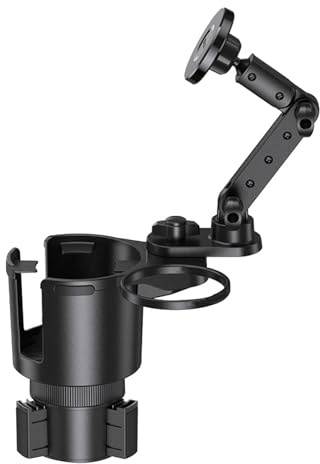 FackLOxc Magnetischer Auto Tassenhalter Telefon Montieren 2 In 1 Handy Mount 360 Rotation Allgemeine Getränkehalter Telefonhalterung
