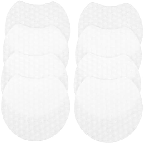 INOOMP 900 Stück Make Up Entferner Pads Halbrunde Einweg Gesichtspads mit Dicke Vliesstoff Reinigungspads Geeignet für Reisen und Tägliche Gesichtsreinigung für Empfindliche Haut