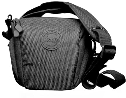 Smile - Borsa Holster per fotocamere DSLR e Reflex - Ideale per fotocamere reflex con obiettivo base Tipo Kit, nero