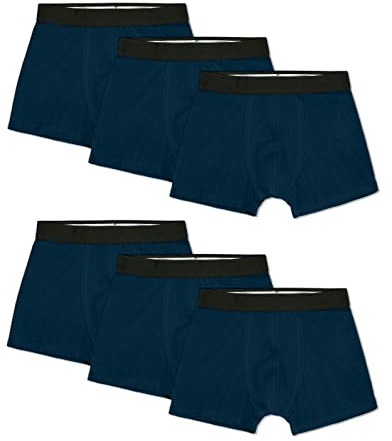 Snocks Boxershorts herrar (6-pack) kalsonger män (S – 4XL) – av ekologisk bomull