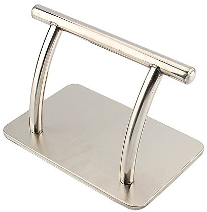 EBTOOLS Edelstahl Fußstütze Mobile Fußpedal Teile Fußraste für Friseur Beauty Spa Nail Massage Salon