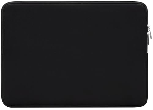 RAINYEAR 13 Inch Laptop Sleeve for MacBook Air 13 M5 M4 M3 M2 M1 A3449 A3240 A3113 A2681 A2338 A2337, 13.3 & 14 Inch Macbook Pro Carrying Computer Bag Protective Cover Case(Black)