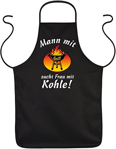 trag-das perfektes Vatertagsgeschenk Grillschürze - Mann mit Grill - Papa Geschenk Geburtstag Vatertag Vater Dad Grill