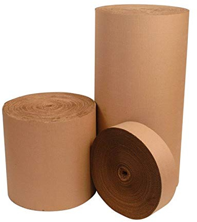 TotalPack Wellpappe-Rolle, strapazierfähig, stark genug für Schutz, Verpackung, Handwerk, Postversand (500 mm x 10 m)
