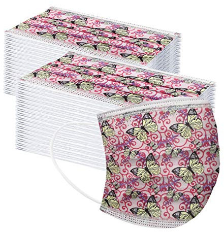 AMDOLE Jinchan Kinder Einwegmẵske Cartoon 3-lagig Atmungsaktiv Face Cover Atmungsaktive Gesichtsabdeckungen Multifunktionstuch Sommerschal Hautfreundlich Bandana Halstuch Schals für Junge Mädchen