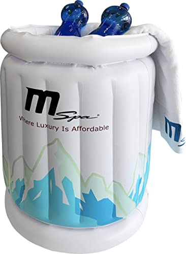 SHATCHI Inflatable Waterproof PVC Cushions/Canopy/Footbath/Ozone Generator/Drink Storage/Lamp Fits Most Spas Accessories for MSpa Hot Tubs, White