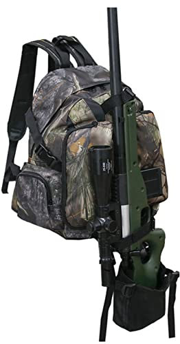 Jagdrucksack Outdoor-Sportausrüstung Langlebiger Jagdrucksack mit Bogen- und Gewehrtragesystem für Camping, Jagd, Wandern, Klettern, Angeln, Camouflage-Rucksack,B,M