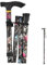 Bastones Plegables para Mayores, Bastón Plegable Mujer Ajustable en Altura Bastones para Caminar Mujer Y Hombre Bastones para Mayores Hombre Estampado Flores Ajustable en Altura