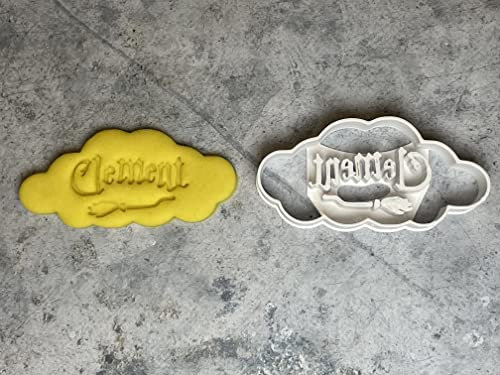 Harry Potter Personalised Name Cookie Cutter, Cloud Shape, Biscuit, Sugar Paste, Cake Decoration
