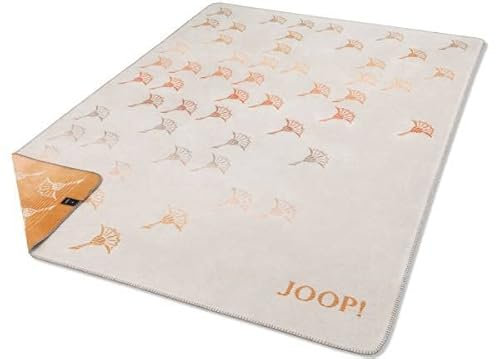 Joop! Wohndecke Faded Cornflower Baumwollmischung Sand Größe 150x200 cm