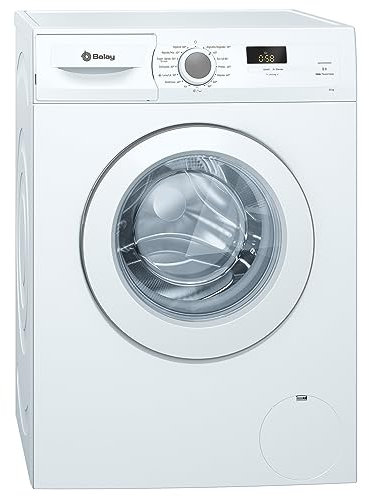 Balay - Lavadora de carga frontal 3TS080BE - 8 Kg - 1400 rpm - Pausa + Carga - Blanco, clase C