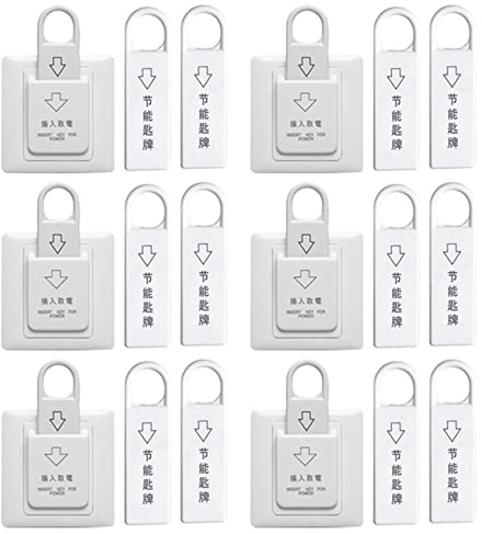 VENEKA 6X Interruttore Un Scheda Magnetica Per Hotel di Alta Qualità Interruttore Un Risparmio Energetico Inserire La Chiave