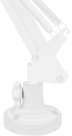 GEEKRIA for Creators Microphone Table Flange Mount Adapter, Metal Table Mount Clamp with Adjustable Interface Aperture Compatible with TONOR T20, Aokeo AK-35, InnoGear Microphone Arm (White)
