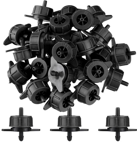 Hydrogarden Micro-Drip gotero Lineal 4 l/h, Regula presión: Gotero Final Plantas Individuales con macetas de Diferentes Alturas, evacuación del Agua Constante de 0,5 a 4 Bar