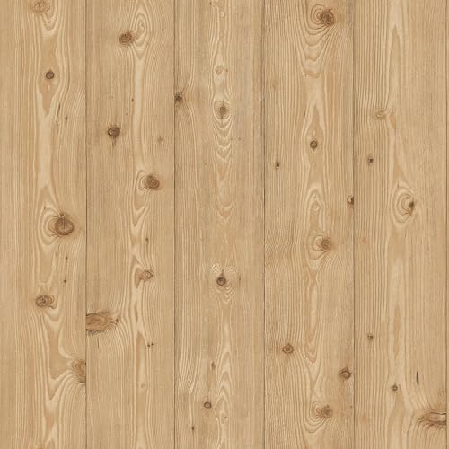 Rasch tapeter 869514 – fibertapet med träutseende i brunt från Symphony-kollektionen – 10,05 m x 0,53 m (L x B):