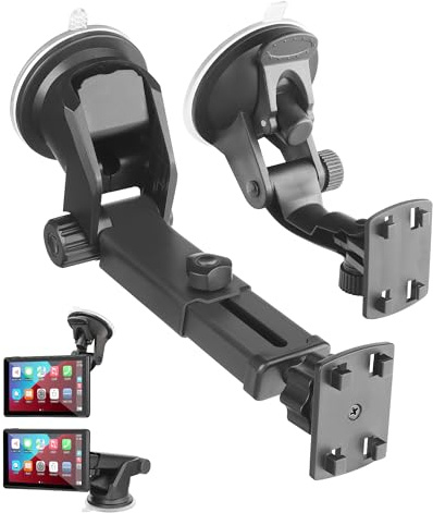WL-YBOPRO Carplay Mount, Carplay Display Stand for Carpuride, Car Game Monitor Mount, Universal Suction Cup Mount for Apple Car Play, Portable Stereo Stand, Monitor Mount