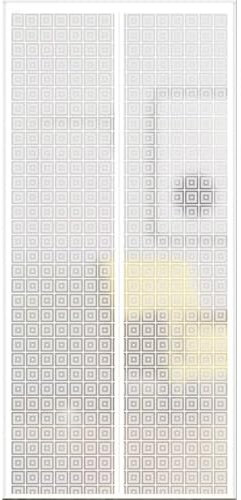 Thermovorhang Wärmeschutzvorhang, Magnet Wärmeschutzvorhang für Türen,Winter Kalteschutz Isolier Schutz Für Tür Magnet Thermo Türvorhang Fliegengitter Fliegenvorhang Wasserdicht,Kariert 140x220cm
