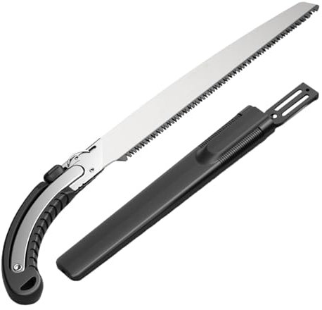 Scie à élaguer manuelle : outil pliable pour élaguer des arbres, coupe-branches léger | Scie de jardin portable pour couper des arbres, scie manuelle pour branches, scie à bois à lame aiguisée
