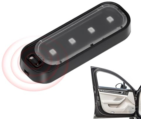 Luce di cortesia per porta, luce di cortesia, cablaggio - led shadow, proiettore lampada auto, pedaliera per luci anti collisione posteriore, porta facile da installare, 72 x 25 x 11 mm