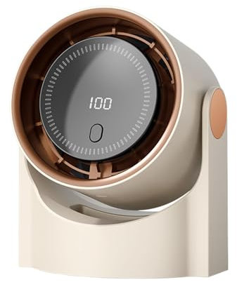 Ventilateur de bureau sans pales | Ventilateur de table portable haute vitesse, petit ventilateur de bureau silencieux | Accessoires de refroidissement à affichage numérique, fournitures de