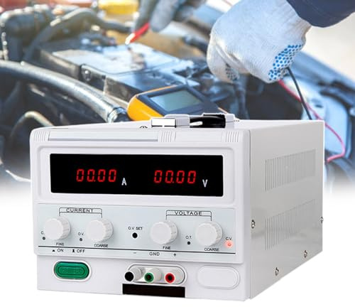 Fuente de alimentación de CC lineal variable, corriente y voltaje continuamente ajustables, ideal para equipos de laboratorio y pruebas de envejecimiento de productos electrónicos