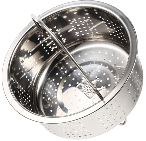 FIXOSHEE Panier Vapeur Acier Inoxydable pour Autocuiseur Accessoire Cuisson Légumes Viande et Fruits de Mer Rack Vapeur Robuste et Facile à Nettoyer