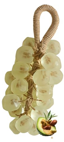 Savon de Douche | Nettoyant Pour Le Visage Fait Main En Forme De Raisin,Savon En | Pour Hommes Femmes Santé De La Peau Douche Maison Voyage Domicile