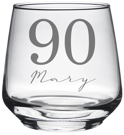 Always Looking Good Personalised Engraved Whiskey Tumbler Glass Whisky Lowball Tumbler Glasses Personalised Gifts for Men Birthday Christmas Anniversary Wedding Gift Personalise (Age & Name, Tallo)