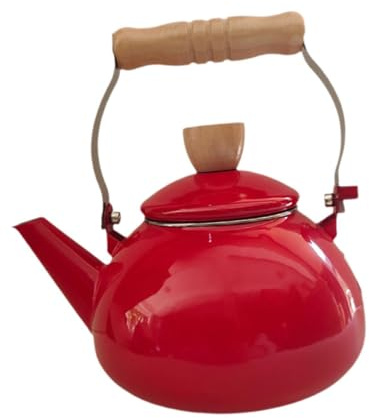 YIXANNX Bollitore per il tè in smalto, teiera in smalto vintage, capacità