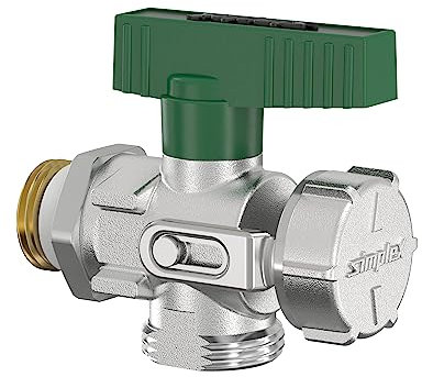 Simplex KFE Valvola di arresto quadrata ad angolo con filettatura maschio 1 / 2M x 3 / 4M F10669