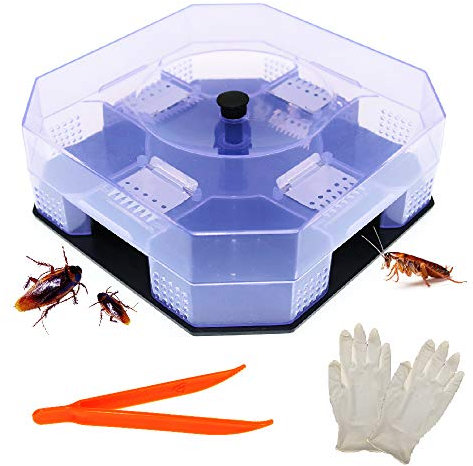 BITEYI Trappole per Scarafaggi,Eco-Friendly Riutilizzabile e Non Tossico Catcher di Scarafaggi,È Sicuro per Bambini e Animali Domestici