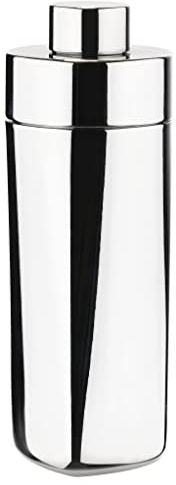 Zone Denmark Rocks Cocktail Shaker, Bar Shaker aus Edelstahl, Durchm. 7 cm, Höhe 23 cm, 400 ml, Polierter Stahl