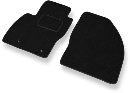 Mossa - Fußmatten Auto kompatibel mit Ford Focus II (2005-2010) - schwarz Automatten Autoteppiche 2
