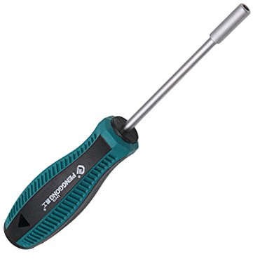 perfk Cacciavite a Bussola in Metallo, Dado Esagonale, Cacciavite per Dadi, Utensili Manuali di Riparazione per H, 3.0mm