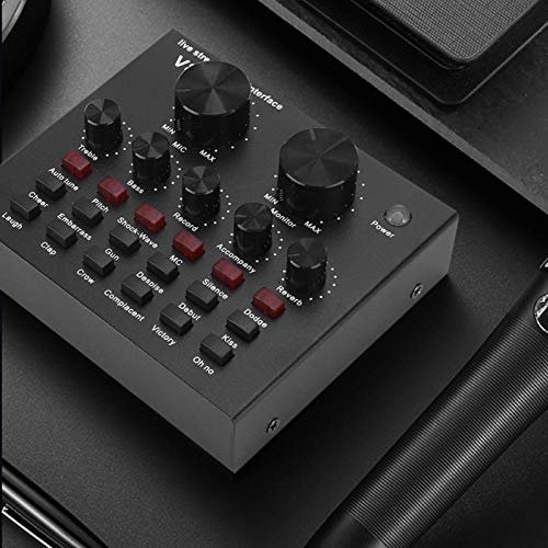 Live Sound Card, Audio Vocal Effects Processor, Voice Changer, for PC Phone
