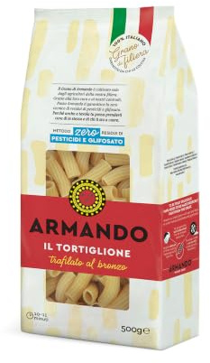 ARMANDO Il Tortiglione, Pasta di Semola di Grano Duro, 12x500g | Trafilato al Bronzo, Grano 100% Italiano di Filiera, Totale 6 kg