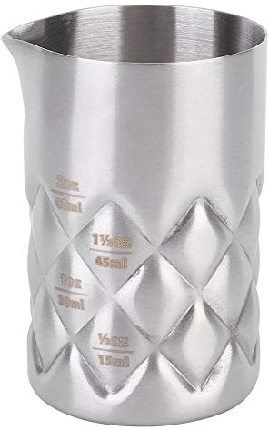 Kuuleyn Jiggers Medidores De 50 Ml, Taza Medidora, Medidor De Cóctel De Acero Inoxidable Jigger Bar Café Leche Cerveza Cóctel Escala De Medición Copa Vino Herramienta Bartender Accesorios