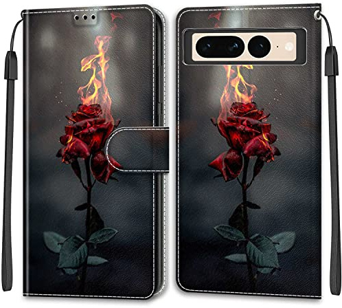 SIENIANLINE Hülle für Google Pixel 7 Pro [Standfunktion] [Kartenfach] Wallet Case, Premium Leder Flip Cover, Klappbar Stoßfeste Handyhülle für Google Pixel 7 Pro